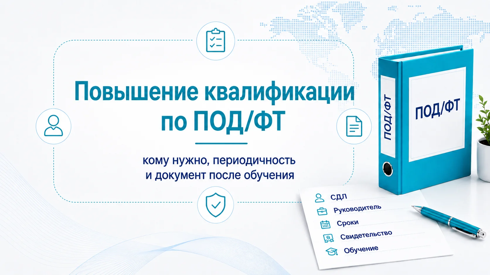 Повышение квалификации по ПОД/ФТ: кому нужно, периодичность и документ после обучения