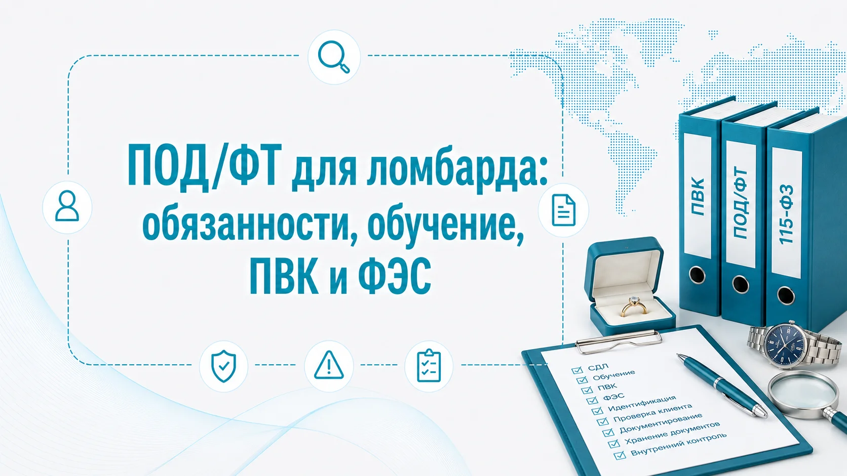 ПОД/ФТ для ломбарда: обязанности, обучение, ПВК и ФЭС