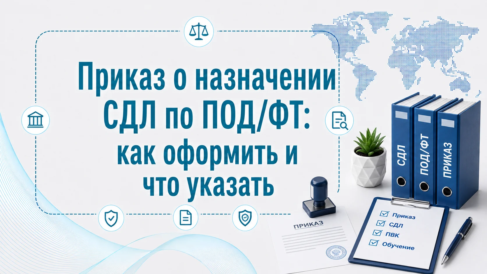 Приказ о назначении СДЛ по ПОД/ФТ: как оформить и что указать