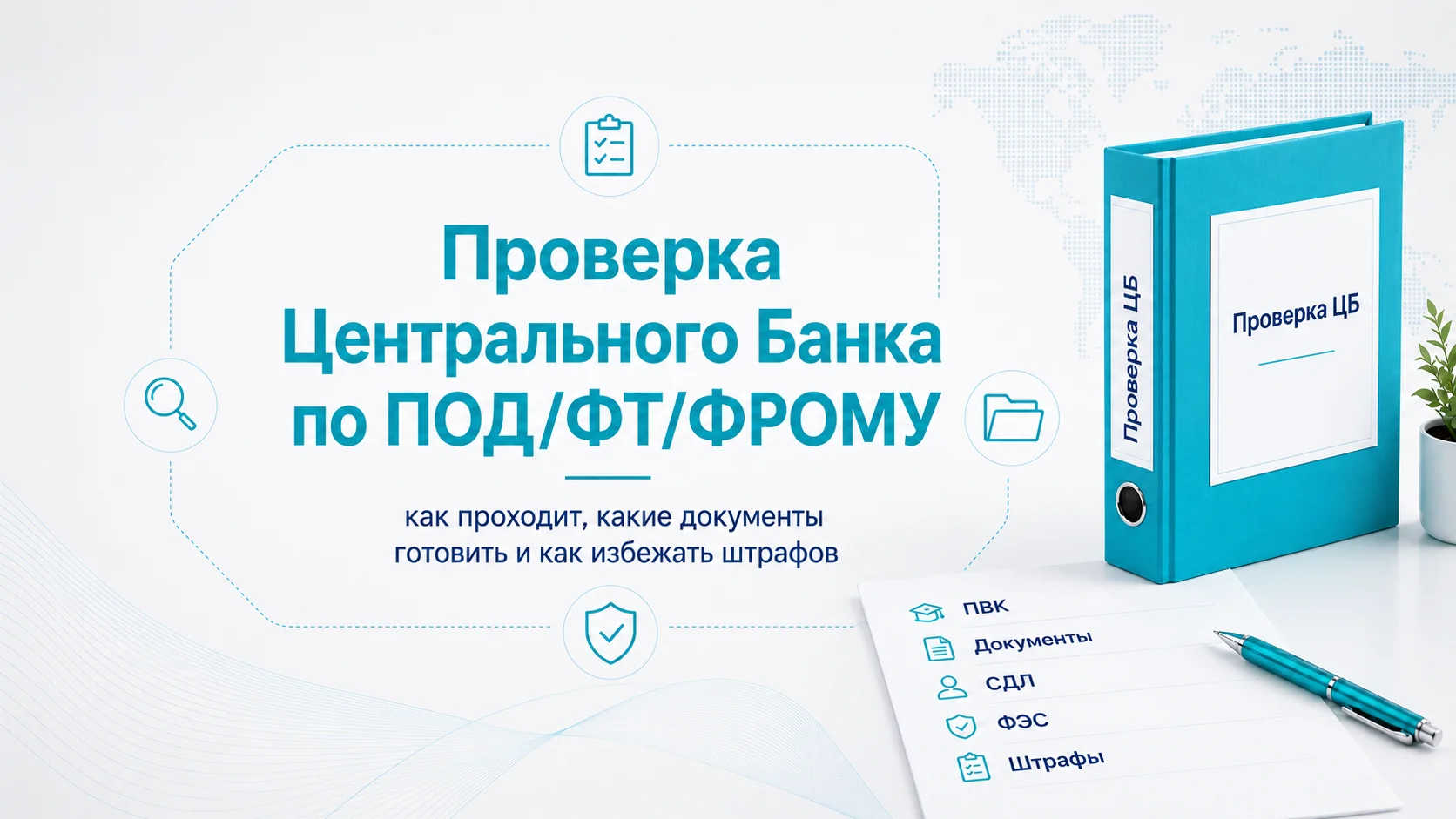 Проверка Центрального Банка (ЦБ) по ПОД/ФТ/ФРОМУ: как проходит, какие документы готовить и как избежать штрафов