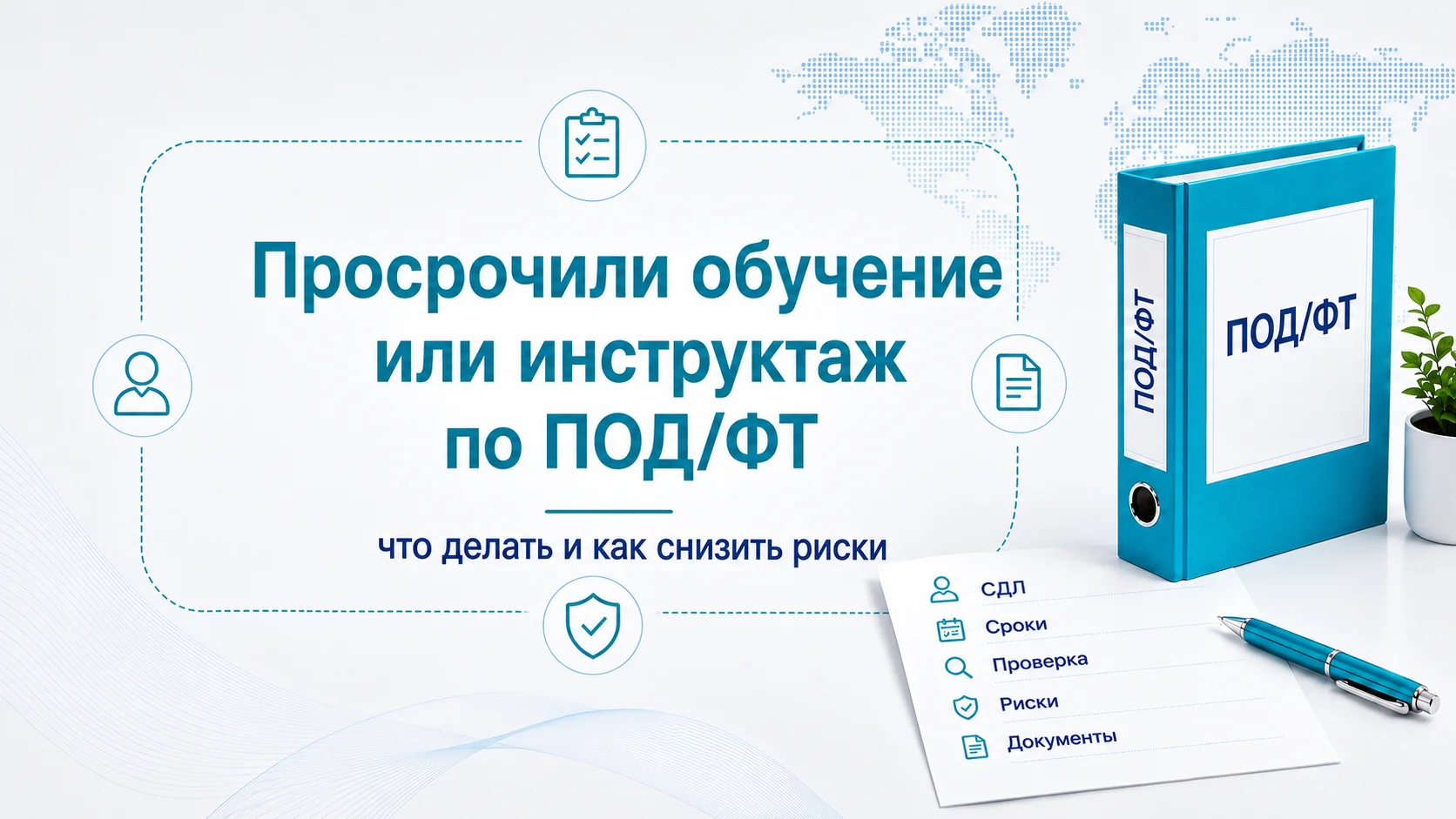 Просрочили обучение или инструктаж по ПОД/ФТ: что делать и как снизить риски