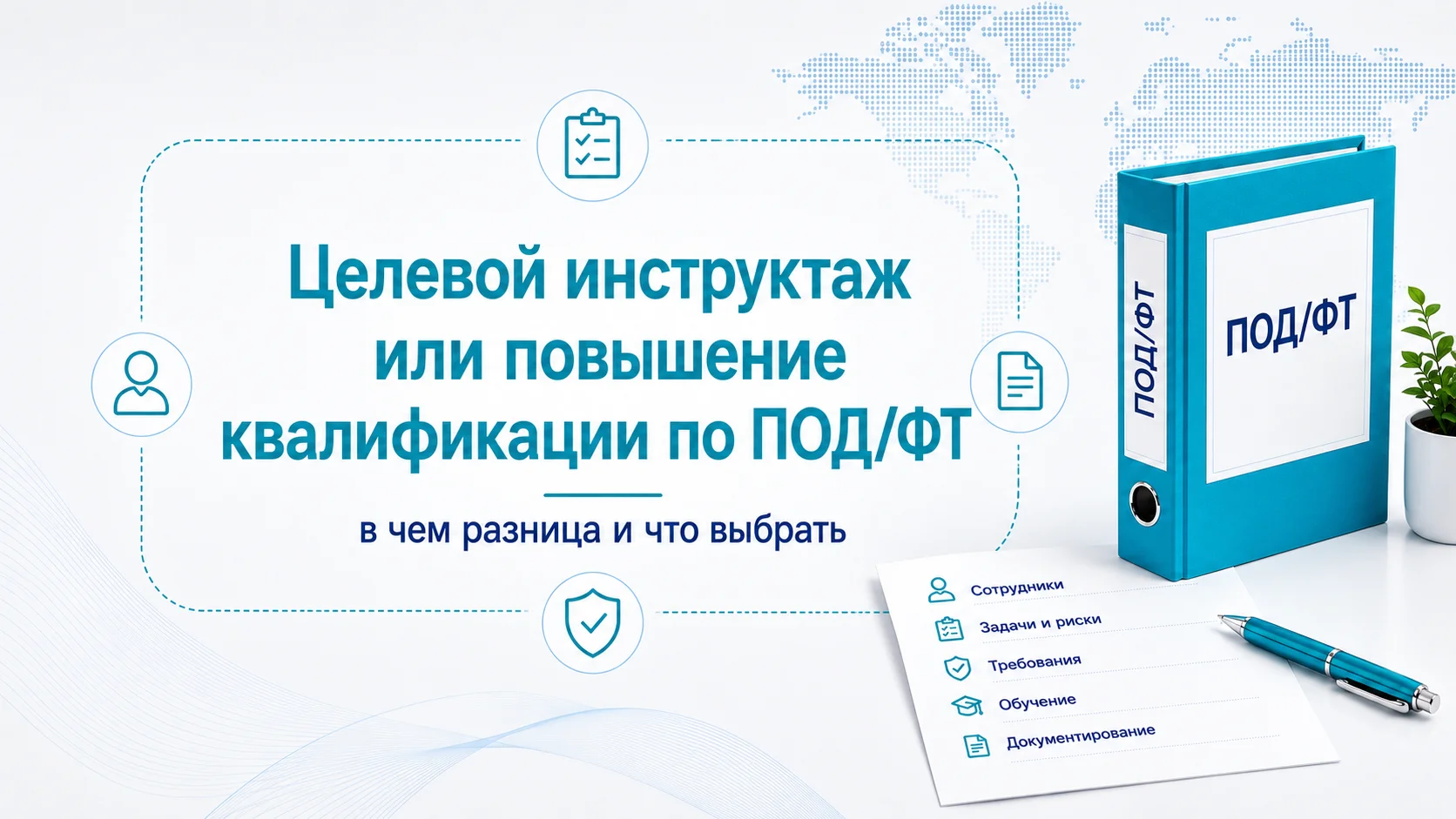Целевой инструктаж или повышение квалификации по ПОД/ФТ: в чем разница и что выбрать
