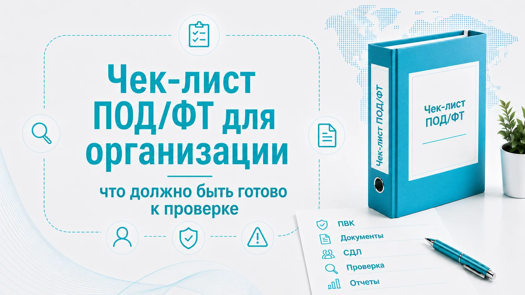 Чек-лист ПОД/ФТ для организации: что должно быть готово к проверке