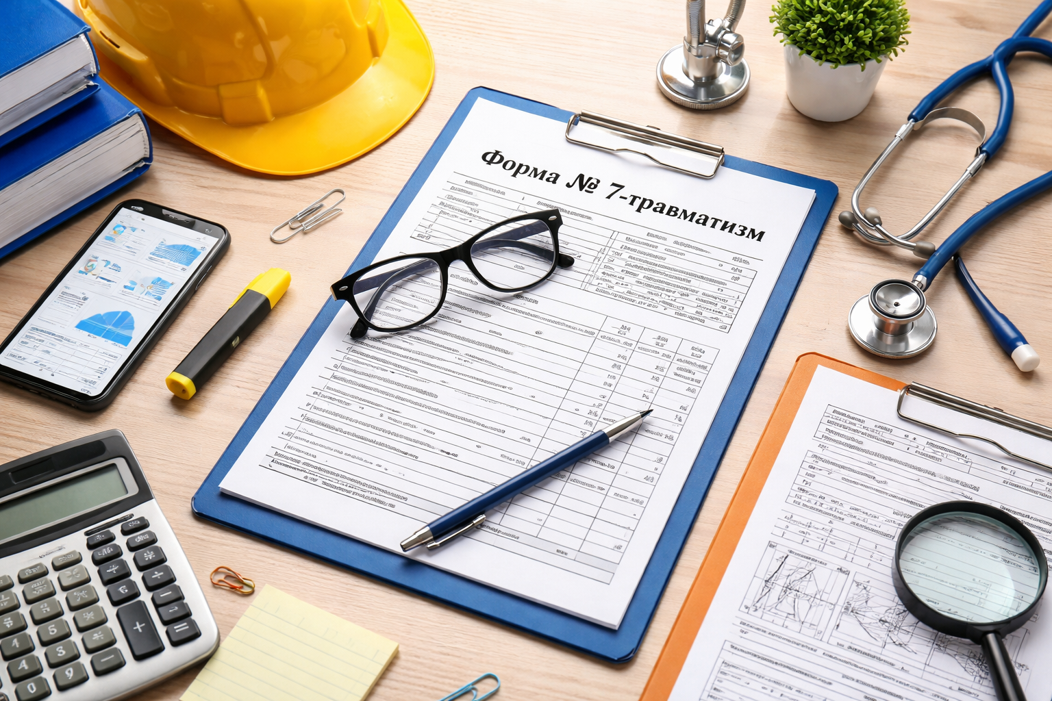 Форма 7-травматизм в 2026 году: сроки сдачи, правила и образец заполнения